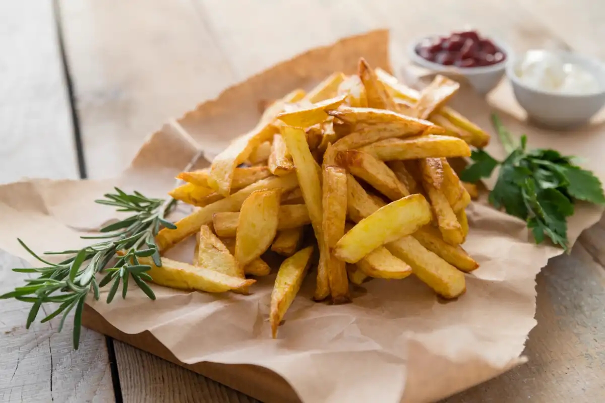 Pommes (french Fries) als Pulled Pork Beilage